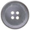 Perlmuttknopf mit Rand aus Trocas-Schnecke in Grau matt