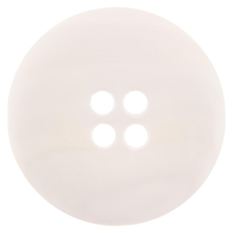 Perlmuttknopf aus Rivershell in Weiß 18mm