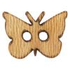 Kinderknopf/Babyknopf - Schmetterling aus echtem Holz