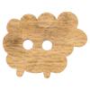 Kinderknopf - Schäfchen aus echtem Holz
