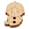 Kinderknopf - süßes Baby aus echtem Holz