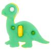 Kinderknopf -  süßes Dinosaurier-Baby in Grün