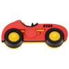 Kinderknopf aus Kunststoff - Rennwagen in Rot