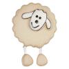 Kinderknopf - Schaf in Beige mit Füßchen