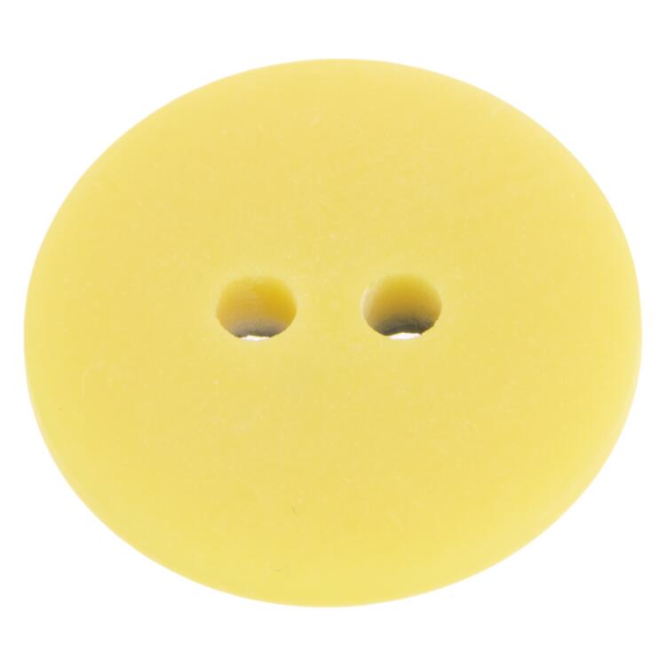 Kinderknopf aus Kunststoff in Gelb mit süßem Bienenprint 15mm