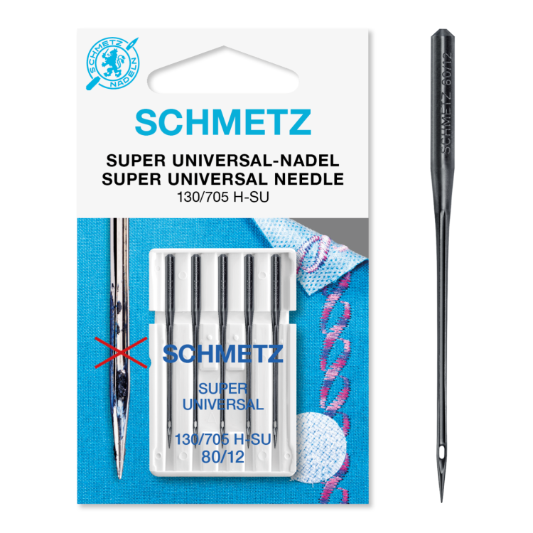 Schmetz Super Universal-Nadel (NM 80) | 5er Box | 130/705 H-SU
