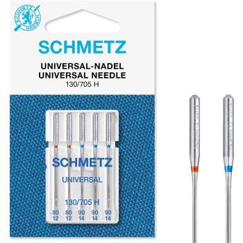 Schmetz Universal-Nadel (NM 80-90) | 5er Combi-Box: 3x80 | 2x90