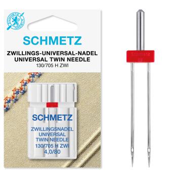 Schmetz Zwillings-Universal-Nadel (NM 80) | Nadelabstand:...