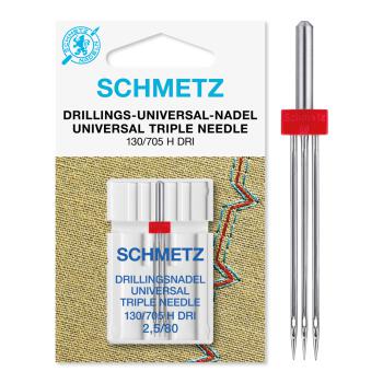 Schmetz Drillings-Universal-Nadel (NM 80) | Nadelabstand:...