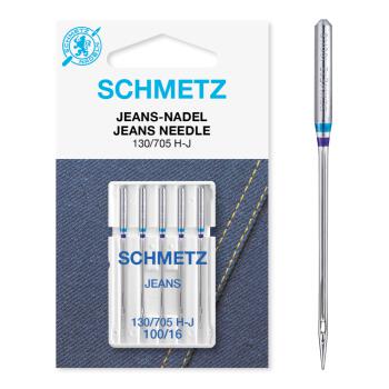 Schmetz Jeans-Nadel (NM 100) | 5er Box | 130/705 H-J
