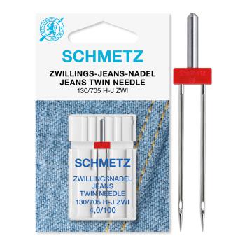 Schmetz Zwillings-Jeans-Nadel (NM 100) | Nadelabstand: 4 mm