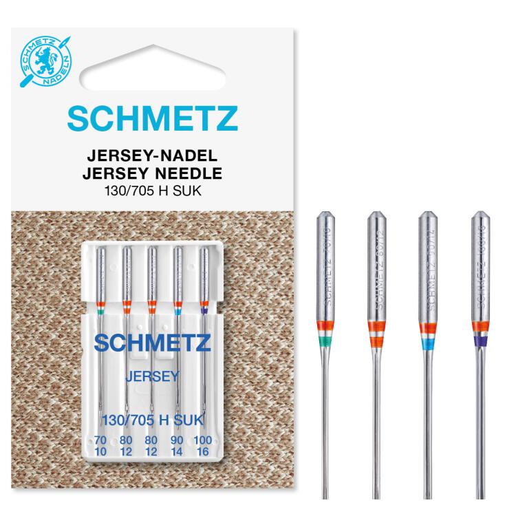 Schmetz Jersey-Nadel (NM 70-100) | 5er Combi-Box: 1x70 | 2x80 | 1x90 | 1x100