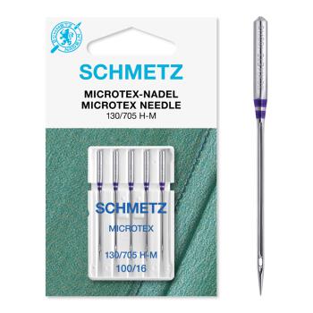 Schmetz Microtex-Nadel (NM 100) | 5er Box | 130/705 H-M