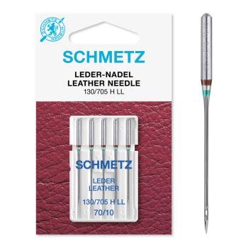 Schmetz Leder-Nadel LL (NM 70) | 5er Box | 130/705 H LL