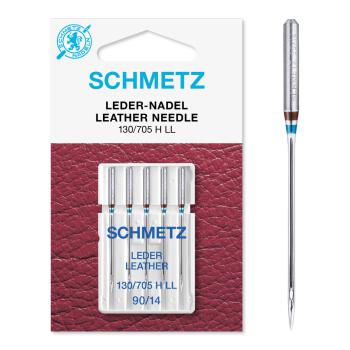 Schmetz Leder-Nadel LL (NM 90) | 5er Box | 130/705 H LL