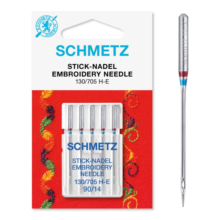 Schmetz Stick-Nadel (NM 90) | 5er Box | 130/705 H-E