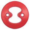Designerknopf aus Kunststoff in Rot