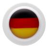 Kochknopf aus Kunststoff mit Deutschland-Fotomotiv