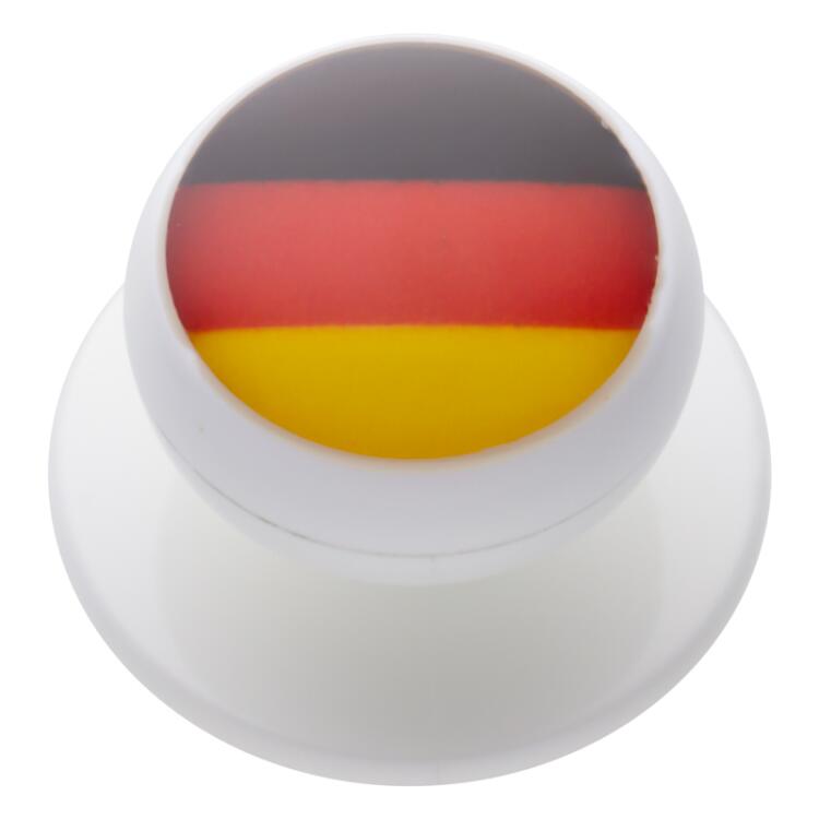 Kochknopf aus Kunststoff mit Deutschland-Fotomotiv 18mm