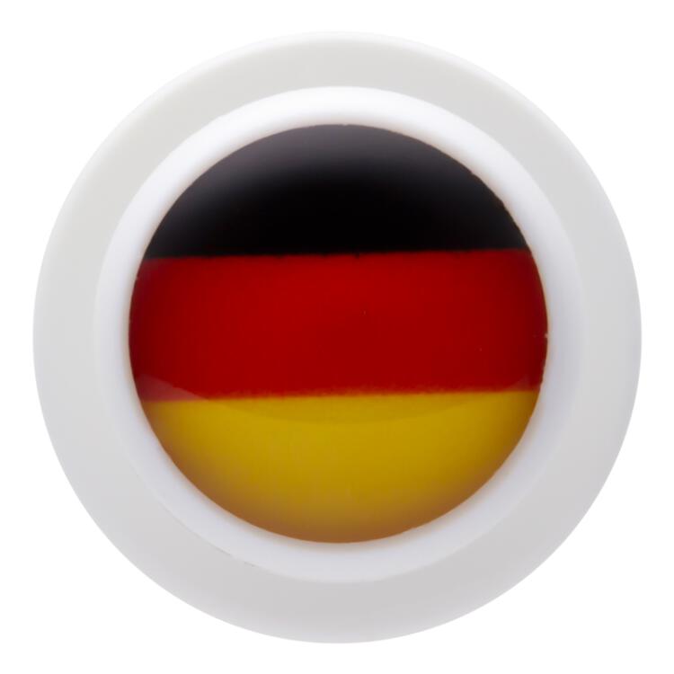 Kochknopf aus Kunststoff mit Deutschland-Fotomotiv 18mm