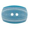 Kunststoffknopf ovalförmig in Hellblau