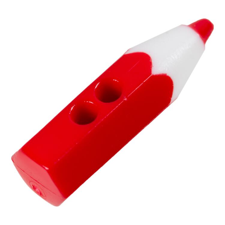 Kinderknopf - roter Bleistift 18mm