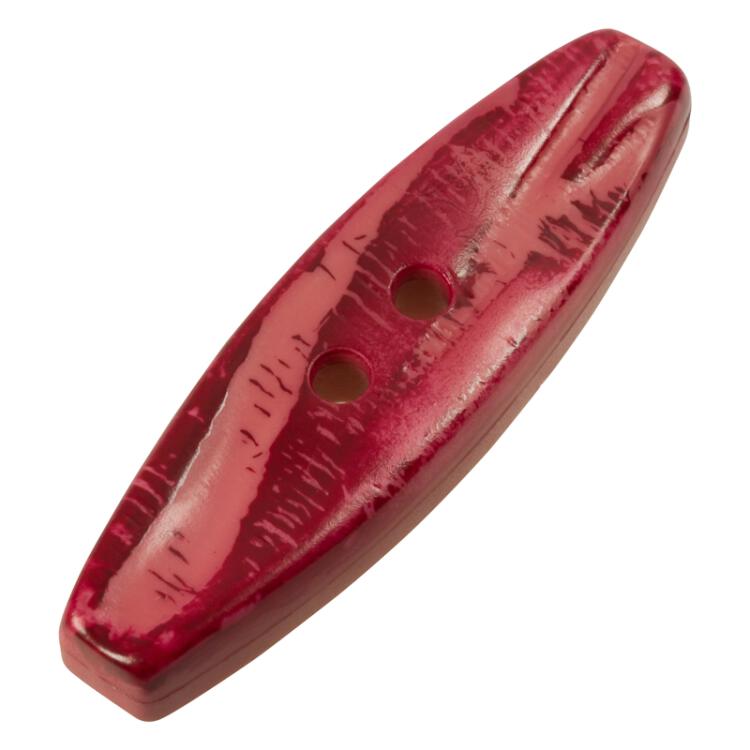 Knebelknopf mit "Used-Look"-Oberfläche in Rot