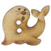 Kinderknopf - der flinke Seelöwe aus echtem Holz