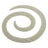 Zierteil-Verschluss aus Kunststoff Spirale in Weiß
