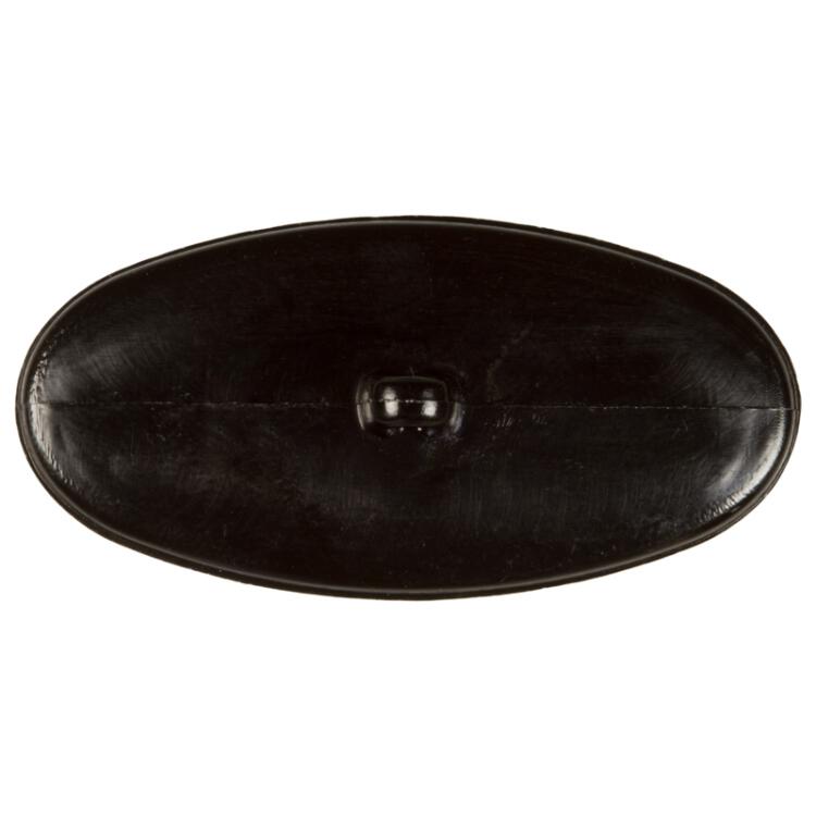 Kunststoffknebel in Schwarz mit Ziermuster auf Vorderseite 41mm