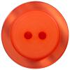 Kunststoffknopf in Rot mit eingraviertem Kreisenmotiv
