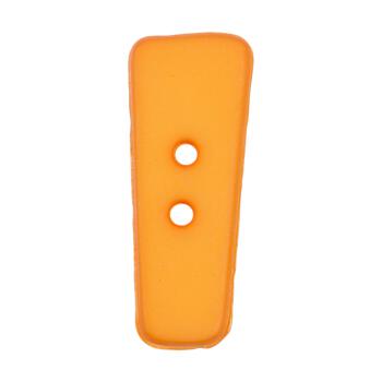 Buchstabenknopf "I", orange, 18mm