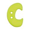 Buchstabenknopf "C", grün, 18mm