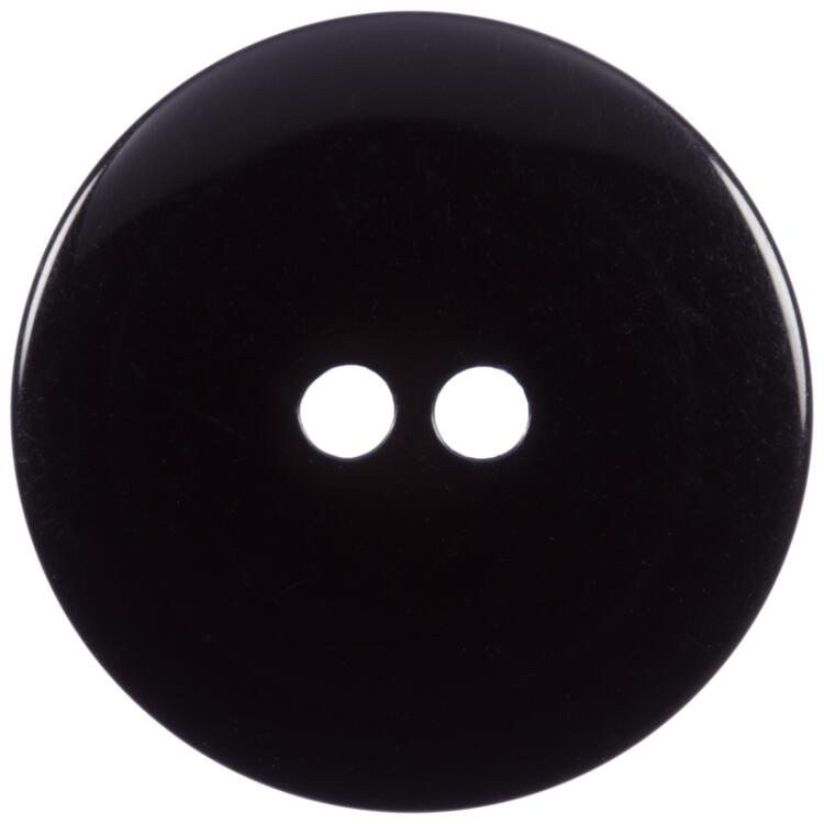Designerknopf aus Kunststoff mit drei Schichten - schwarz, weiß, transparent 18mm