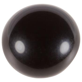 Augen Knopf (Tierauge) aus Glas in Schwarz mit Naturöse