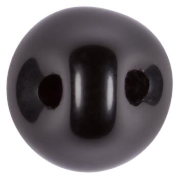 Augen Knopf (Tierauge) aus Glas in Schwarz mit Naturöse