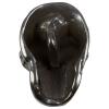 Totenkopf Knopf (Skull) in Schädelform aus Metall schwarz 