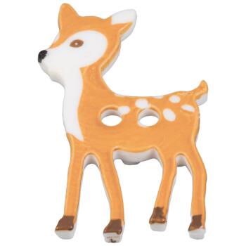 Kinderknopf - das braune Reh "Bambi"