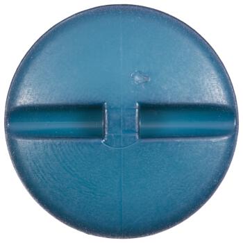 Kunststoffknopf mit matter Oberfläche und Farbverlauf von Grau auf Blau