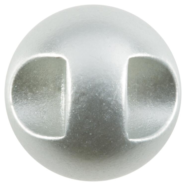 Kugelknopf aus Kunststoff in Grau Metallic