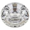 Swarovski Knopf aus geschliffenem Kristallglas Crystal, rund, 2-Loch