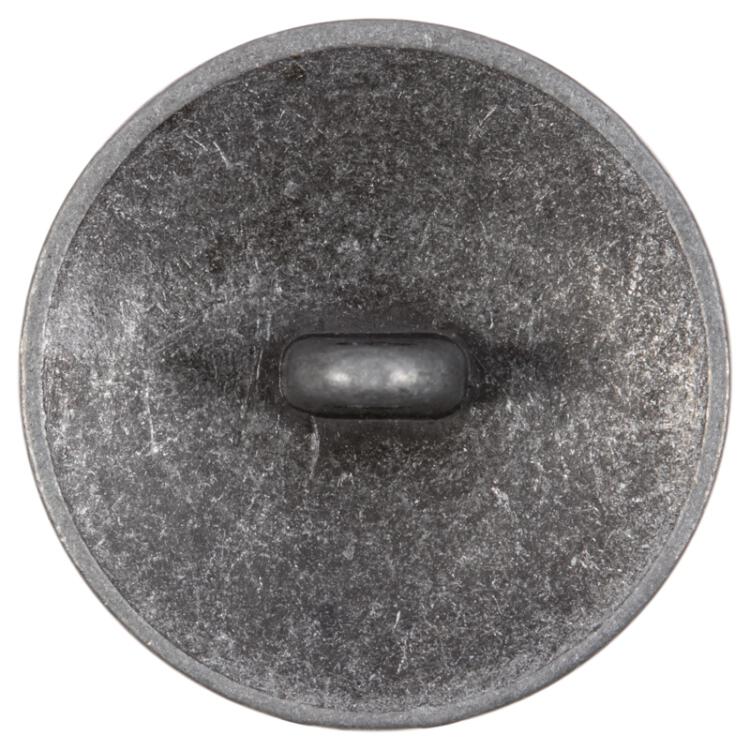 Wappenknopf aus Metall in Alteisen 15mm
