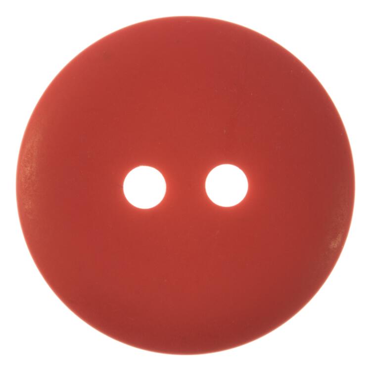 Maritimer Knopf aus Kunststoff in Rot mit weißem Anker