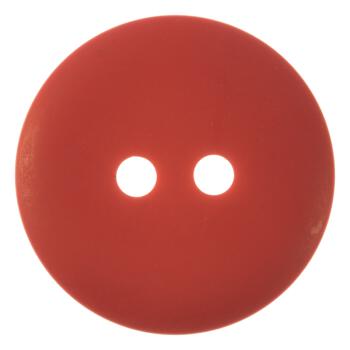 Maritimer Knopf aus Kunststoff in Rot mit weißem Anker