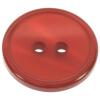 Feiner Kunststoffknopf mit Perlmutteffekt in Rot