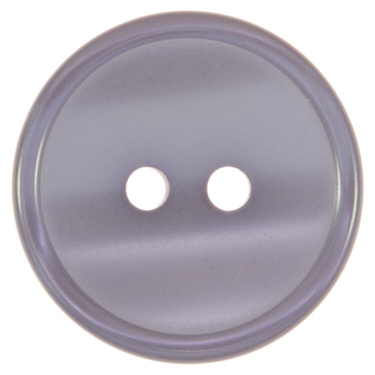 Feiner Kunststoffknopf mit Perlmutteffekt in Blau 10mm