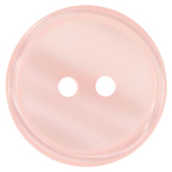 Feiner Kunststoffknopf mit Perlmutteffekt in Rosa