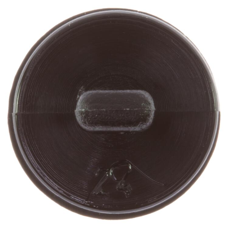 Blusenknopf aus Kunststoff in Schwarz facettiert 15mm
