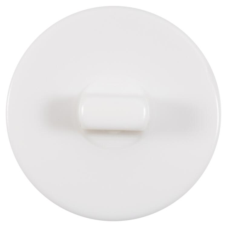 Kunststoffknopf in Ethno-Look weiß-beige 13mm
