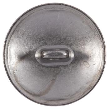 Metallknopf mit Wappen-Motiv grau